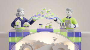 P2P loan connecting a borrower with personal and business funding